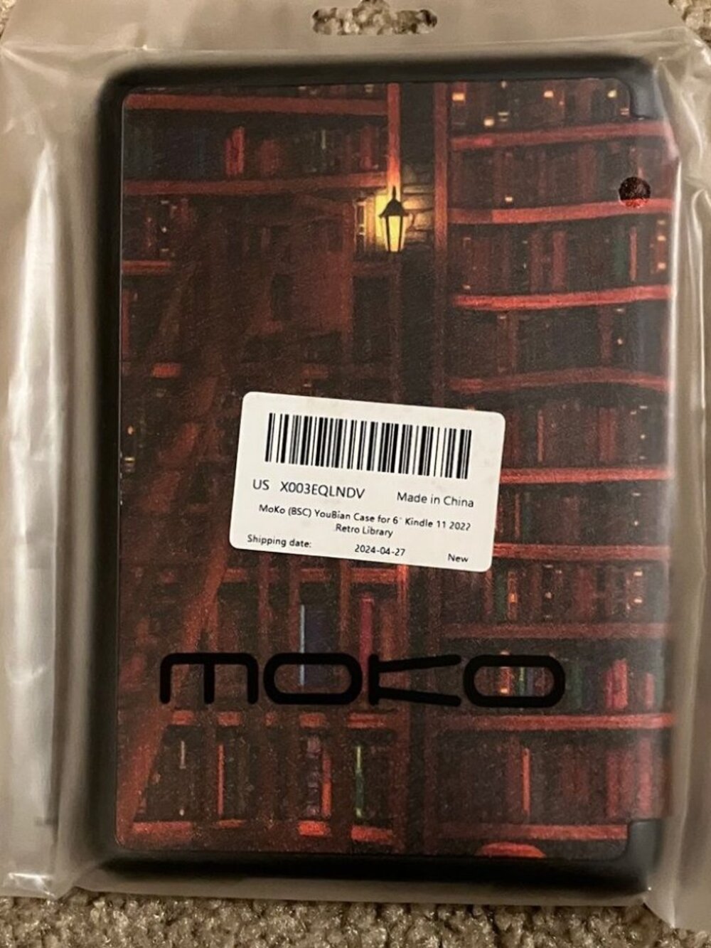 Kindle 6 Inch Library Theme Case